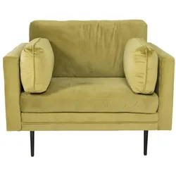 Boom II Sessel Velour grün.