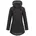 Kurzmantel mit Kapuze Gefüttert Übergangsjacke ankerglutbrise Softshelljacke Black 40