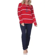 normann Pyjama gestreift Rot 40/42