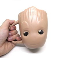 Creative Cups Baby Groot Keramiktasse Trinkgeschirr 3D Baum Männer Kaffee Milch Tasse Jungen Mädchen Geburtstagsgeschenk