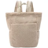 FredsBruder Leder Rucksack Furry Friend Backpack Cream creme