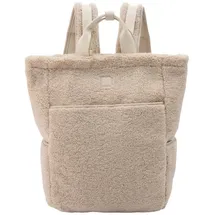 FredsBruder Leder Rucksack Furry Friend Backpack Cream creme