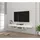 moebel17 Alberes TV-Lowboard 150x22x29,6 cm Weiß Holz