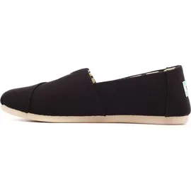 TOMS Alpargata Herren Slipper, Schwarz Weiß, 44.5 EU