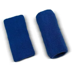 Schweißband aus Baumwolle - Handgelenkband - 11 cm blau 11 CM