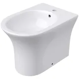 DOPORRO Sogood - doporro WC-Bidet S-Düren304 Weiß 55x40x37cm aus Keramik Stand-Bidet mit Überlauf - Weiß