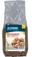 Biofood Mélange de Graines Lin Pépins Canneberges 250 g