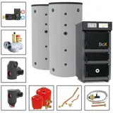 Solarbayer Holzvergaserset BioX 20 -2A Variante A mit 2xSLS-1000 Pufferspeicher