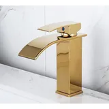 Lack-Wasserfall-Wasserhahn, heiß und kalt, Aufsatzwaschbecken, Toilette, Badezimmerschränke, Einloch-Wasserhahn, Wasserfall-Waschtisch-Wasserhahn,
