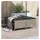 vidaXL Gartenhocker mit Kissen 145 x 145 x 145 cm hellgrau 4 St.