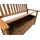 Habitat et Jardin Manille 2-Sitzer 100 x 50 x 85 cm Braun