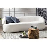 SalesFever Nierensofa 3-Sitzer - weiß