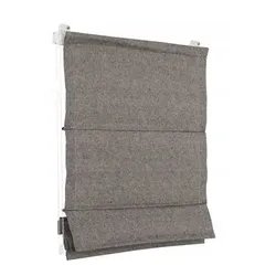 Raffrollo Faltrollo 70x175 cm Anthrazit Jalousie Premium