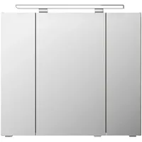 Saphir »Serie 4010 Badezimmer-Spiegelschrank inkl. LED-Aufsatzleuchte«, Badschrank 80 cm