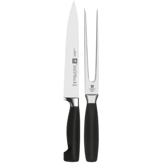 ZWILLING Serie VIER STERNE Tranchier-Set 2 tlg mit Fleischgabel + Fleischmesser