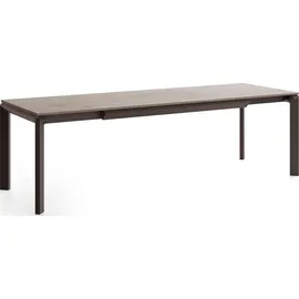 WFL GROUP Elan 160 x 76 x 90 cm ausziehbar braun