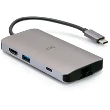 C2G USB-C Mini Dock with HDMI, 2x USB-A, Ethernet, SD Card Reader, and USB-C Power Delivery bis zu 100 W - 4K 30 Hz