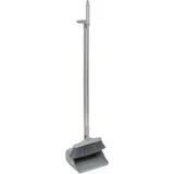 5five simply smart Besen mit Kehrschaufel grau