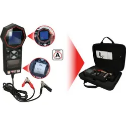 KS Tools 12 V / 24 V Digital-Batterie- und Ladesystemtester mit integriertem Drucker