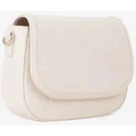 Valentino Samba Re Flap Bag Umhängetasche Synthetik Beige/Weiß