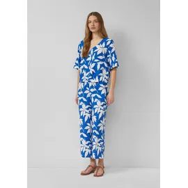 s.Oliver 7/8-Hose Strukturierte Culotte Blau 46
