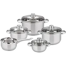 ELO Galactica Topf-Set 5-tlg. Kochtopf + Kasserolle + Glasdeckel