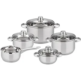 ELO Galactica Topf-Set 5-tlg. Kochtopf + Kasserolle + Glasdeckel