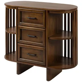 MASSIVMOEBEL24.DE Kommode Akazie 90x40x80 natur lackiert MADRID #65