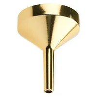 Parfümtrichter Kosmetex, kleiner Trichter zum umfüllen, Gold