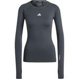 adidas Techfit Long Sleeve Training Top Langärmeliges T-Shirt, Black, L