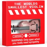 BestaFiesta Witz-Geschenk für ihn, die kleinste Violine der Welt, lustiges Geburtstagsgeschenk, Vatertagsgeschenk, lustiges Geschenk für Vater, Ehemann, Ehefrau, Freund, Freundin