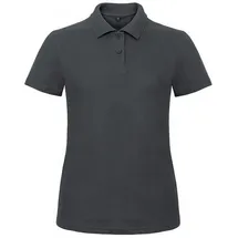 B & C B&C: Ladies` Piqué Polo Shirt ID.001 Women PWI11, Größe:L;Farbe:Anthracite - L