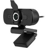 REBEL Full HD 1080p Webcam Schwarz