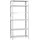 Simonrack Lagerregal Metall 2000x1100x400 mm Weiß 6 Fachböden