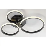 CASANOVA CIRCLES 1 schwarz Metall 50 x 7 cm
