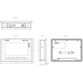 Siemens 6AV2123-2GB03-0AX0 SPS-Displayerweiterung 24 V/DC