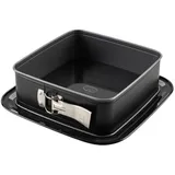 Dr. Oetker Springform Back-Idee, schwarz Metall, quadratisch, 29x29x12 cm, antihaftbeschichtet, Backen, Backformen, Springformen