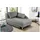 JOB Recamiere mit Funktion Roy Stoff Grau