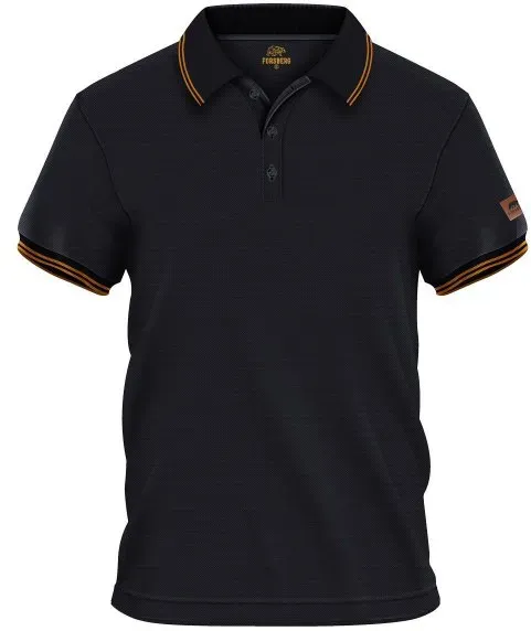 FORSBERG Marcoson Poloshirt  / schwarz/bronze / S