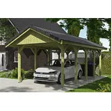 SKANHOLZ Satteldach-Carport Wallgau 380 x 750 cm Dachlattung