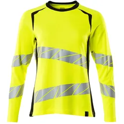 Damen Warnschutz Langarmshirt "ACCELERATE SAFE" UV-Schutz - XL - gelb/schwarz