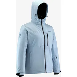 Skijacke Damen - Hemsedal Ice Blue blaugrau|SCHWARZ L