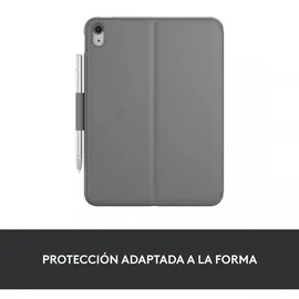 Logitech Slim Folio für iPad (10. Generation) Grau