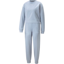 Puma Damen Loungewear Suit FL Trainingsanzug, Blaue Wäsche, XL