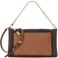 Michael Kors Jet Set Umhängetasche Kunstleder Brown