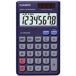 Casio SL-300VERA Taschenrechner Tasche Display-Rechner Violett