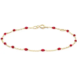 Blush 2226YRR Armband für Frauen mit Roten Steinen 585 Gelbgold