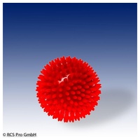 TRENDY Sport Therapieball, Massageball, Noppenball, Ø 9 cm rot