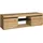 SKRAUT HOME Naturale TV-Lowboard 140 x 40 x 41 cm Schwarz/Eiche Melamin