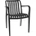 AMBIANCE Gartenstuhl 55 x 57 x 81 cm schwarz